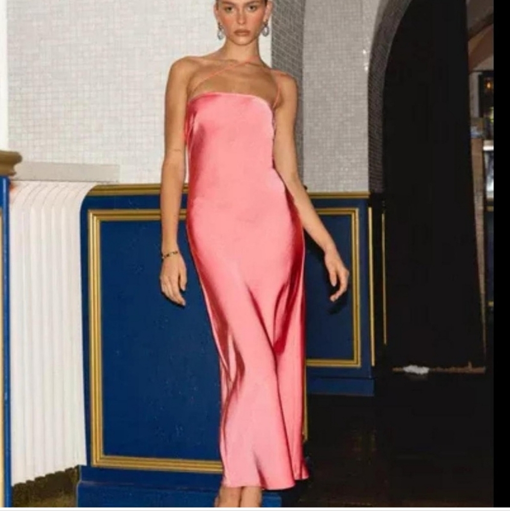 Verge Girl Pink Maxi Dress US 8